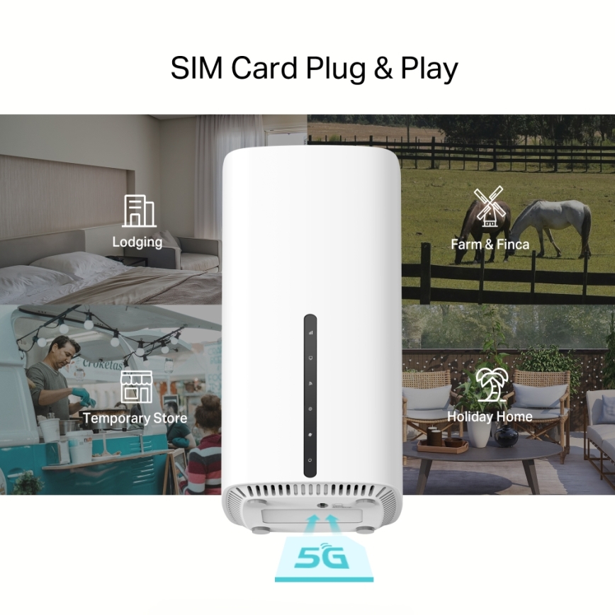 TP-Link - Brezžični dvopasovni gigabitni 5G usmerjevalnik Archer NX200