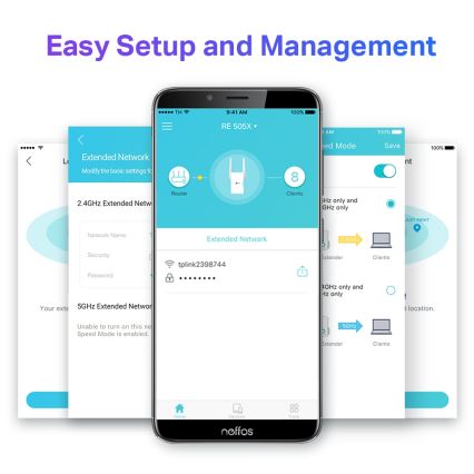 TP-Link - Dvopasovni Wi-Fi 6 razširjevalec RE505X