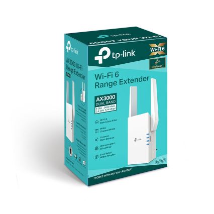 TP-Link - Dvopasovni Wi-Fi 6 razširjevalec RE705X