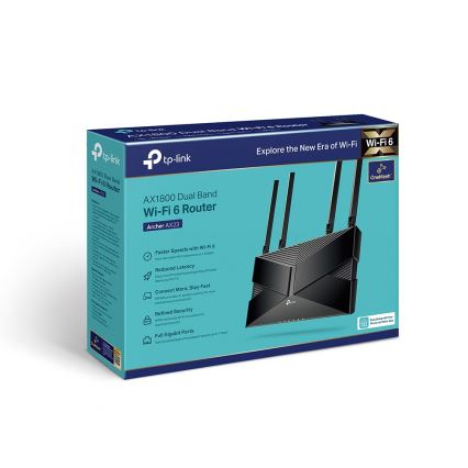 TP-Link - Dvopasovni Wi-Fi 6 usmerjevalnik Archer AX23