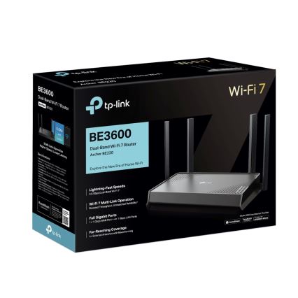 TP-Link - Dvopasovni Wi-Fi 7 usmerjevalnik Archer BE220