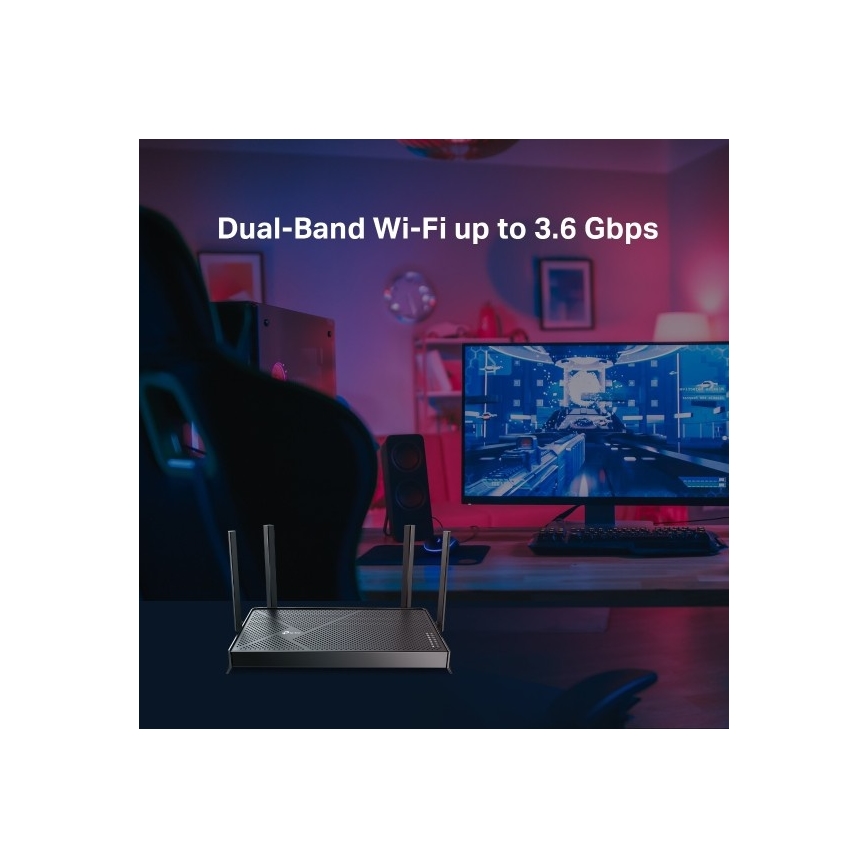 TP-Link - dvopasovni Wi-Fi 7 usmerjevalnik Archer BE230