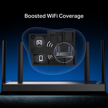 TP-Link - dvopasovni Wi-Fi 7 usmerjevalnik Archer BE230