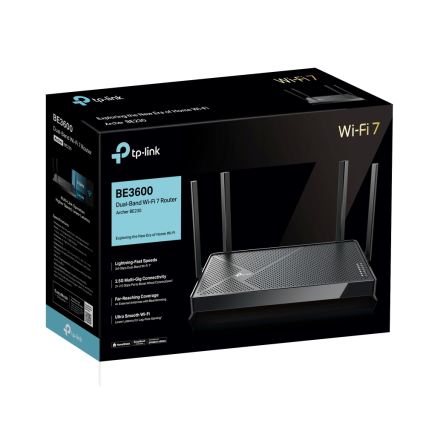 TP-Link - dvopasovni Wi-Fi 7 usmerjevalnik Archer BE230
