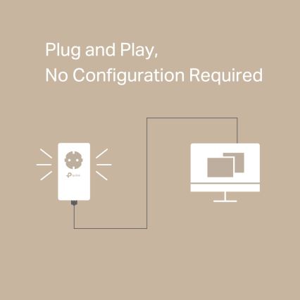 TP-Link - Gigabit Powerline začetni komplet s prehodno vtičnico