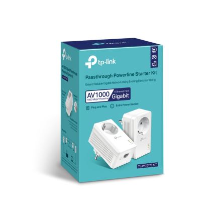 TP-Link - gigabitni Powerline komplet s Wi‑Fi in prehodno vtičnico