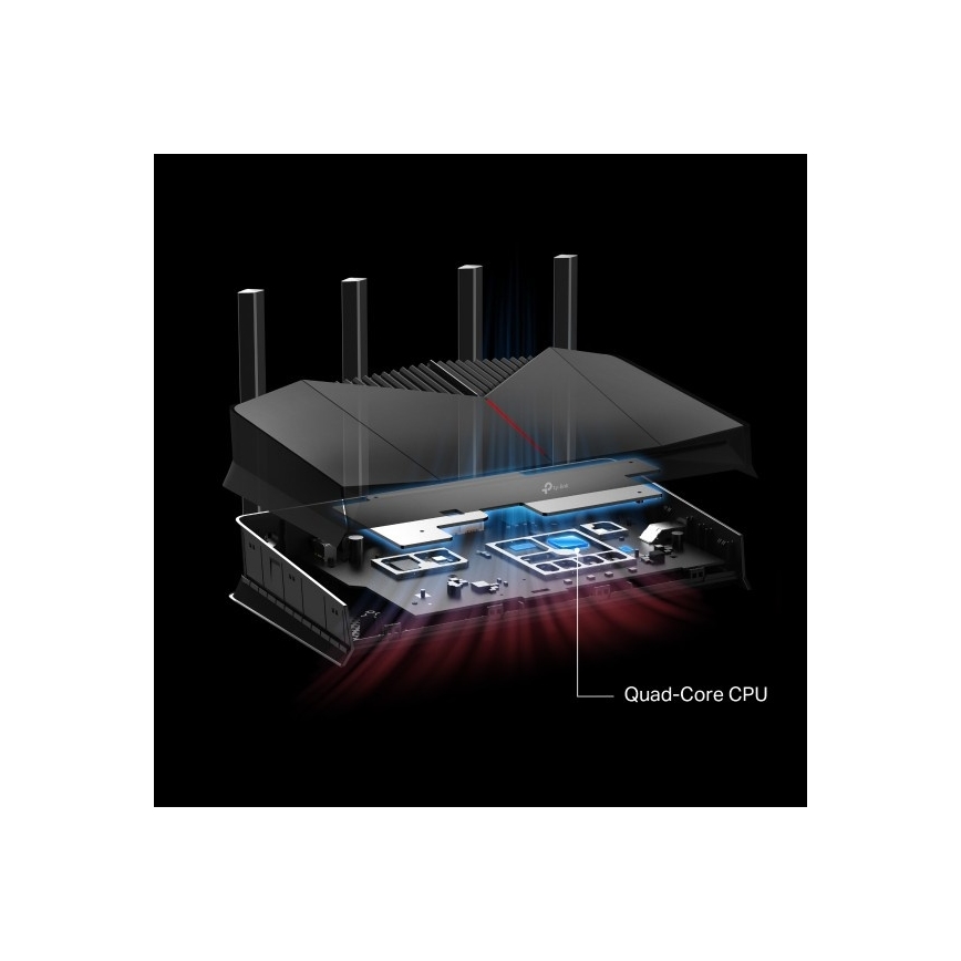TP-Link - Igralni dvopasovni Wi-Fi 7 usmerjevalnik Archer GE230