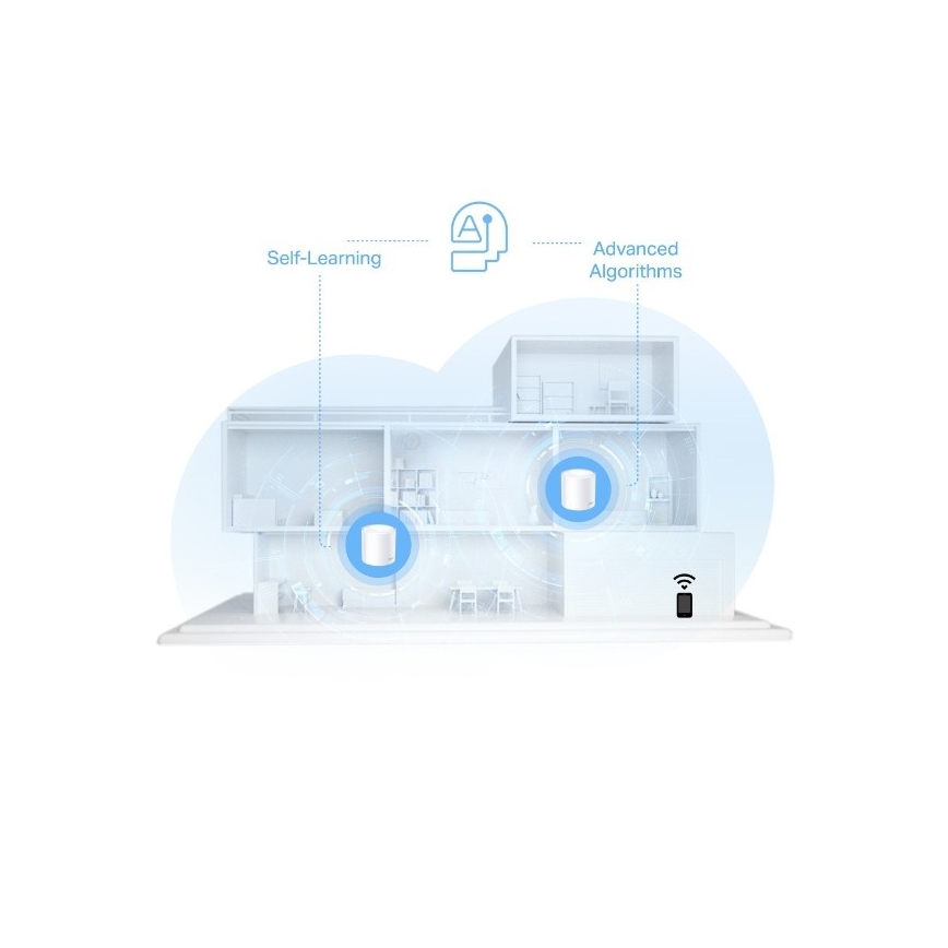 TP-Link - Komplet 3x Wi-Fi 6 mesh sistem za celoten dom Deco X10