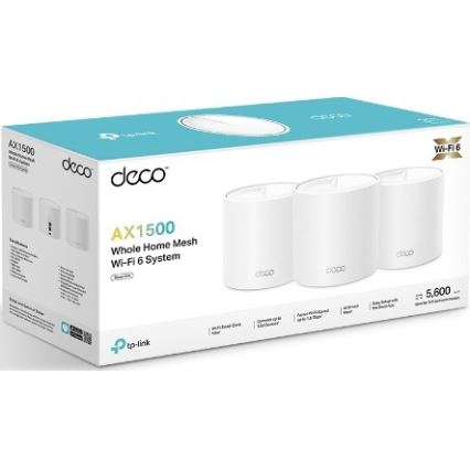 TP-Link - Komplet 3x Wi-Fi 6 mesh sistem za celoten dom Deco X10
