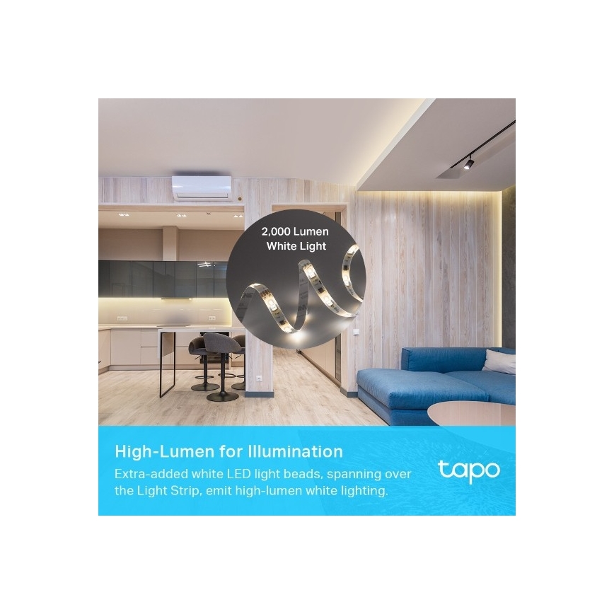 TP-Link - LED RGBW zatemljiv trak 5 m LED/24W/230V Wi-Fi