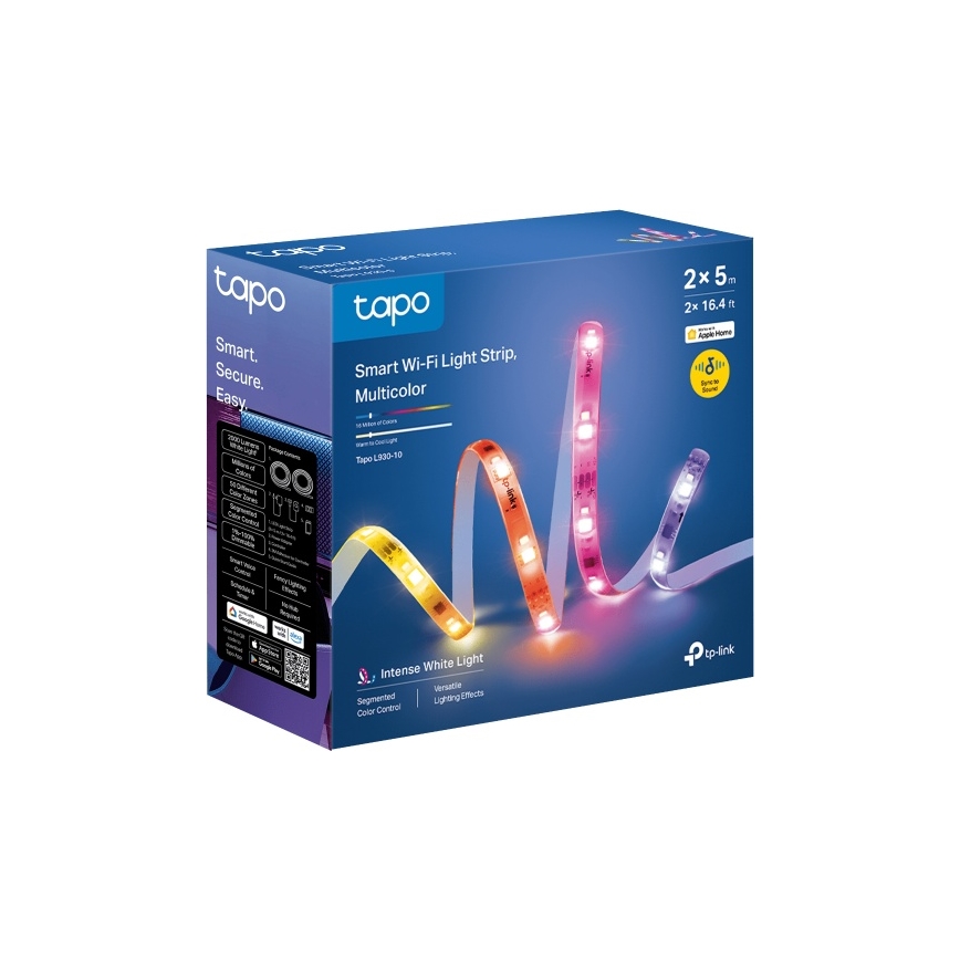 TP-Link - LED RGBW zatemljiv trak 5 m LED/24W/230V Wi-Fi