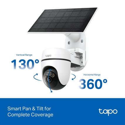 TP-Link - Pametna solarna kamera 5V IP65 Wi-Fi