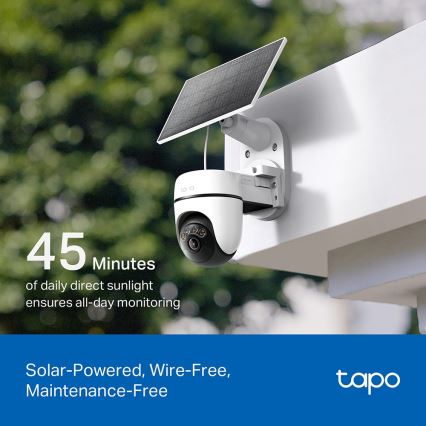 TP-Link - Pametna solarna kamera s 5V senzorjem IP65