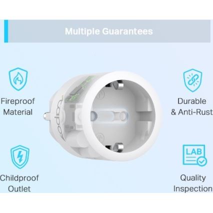 TP-Link - Pametna vtičnica F 3680W Wi-Fi