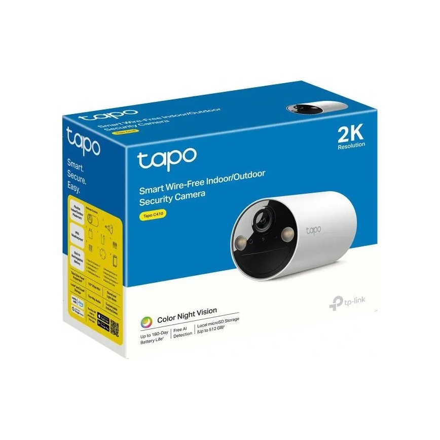 TP-Link - Pametna zunanja kamera IP65 Wi-Fi Tuya