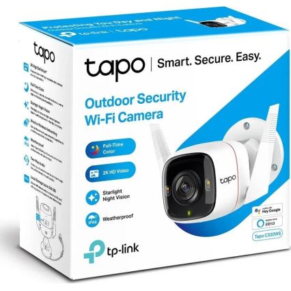 TP-Link - Pametna zunanja kamera s senzorjem IP66 Wi-Fi
