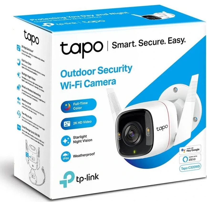 TP-Link - Pametna zunanja kamera IP66, Wi-Fi, Tuya