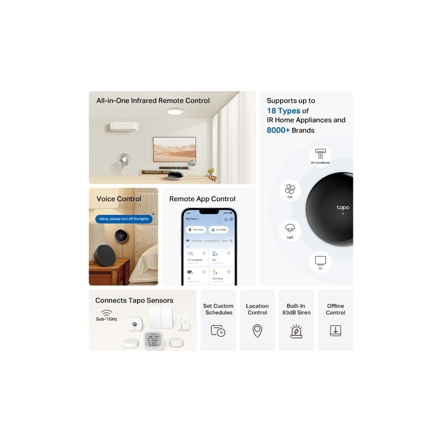 TP-Link - Pametni infrardečni Wi-Fi hub