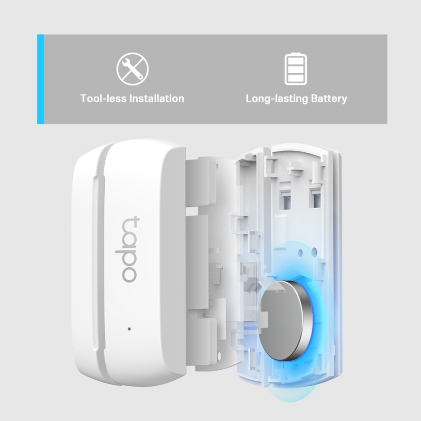 TP-Link - Pametni kontaktni senzor 1xCR2032 Wi-Fi