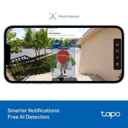 TP-Link - Pametni mini video zvonček Wi-Fi
