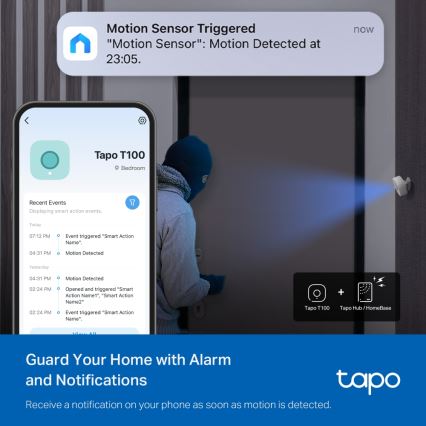 TP-Link - Pametni senzor gibanja 1xCR2450 Wi-Fi