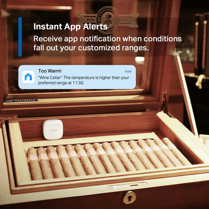 TP-Link - Pametni senzor za merjenje temperature in vlažnosti 1xCR2450