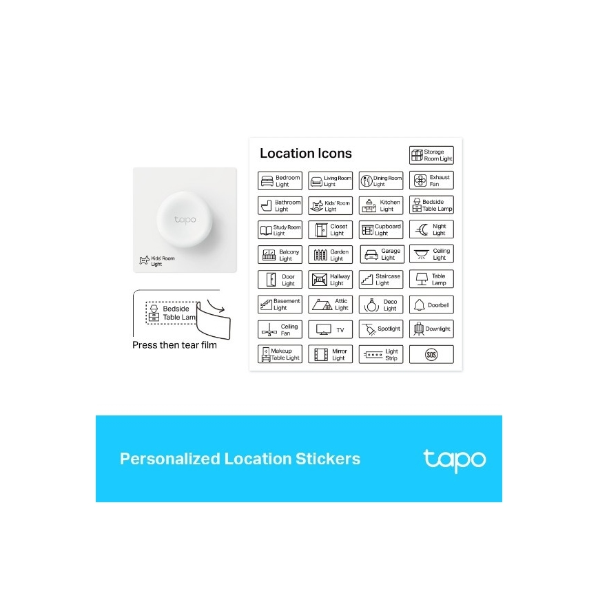 TP-Link - Pametni zatemnilnik na dotik 1xCR2032