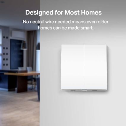 TP-Link - Pametno dvojno stikalo za luči 2xAAA Wi-Fi