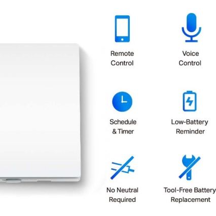 TP-Link - Pametno stikalo za luč 2xAAA Wi-Fi