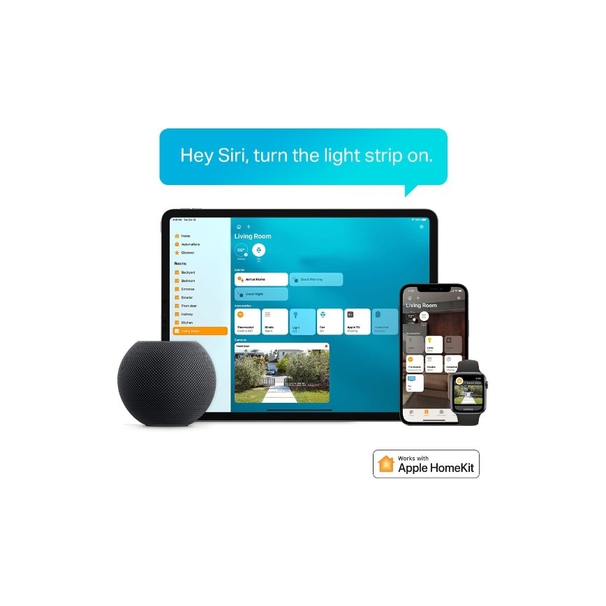TP-Link - zatemljiv LED RGBW trak 5 m LED/13W/230V Wi-Fi