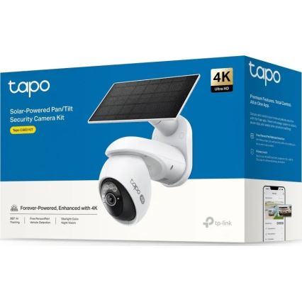 TP-Link - Zunanja solarna kamera s senzorjem IP65 Wi-Fi