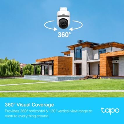 TP-Link - Zunanja Wi-Fi kamera z IP65 zaščito in senzorjem