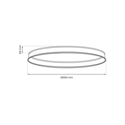 Tračni sistem MAGNETIC TRACK pr. 60 cm črna