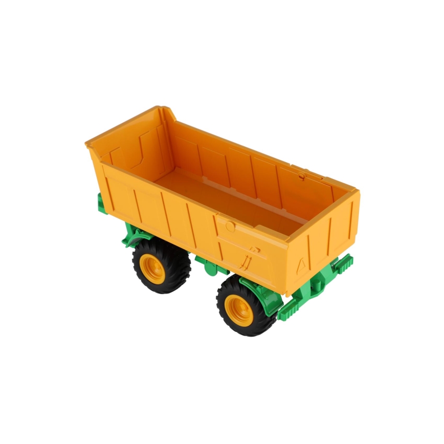 Traktor Zetor z odprto prikolico 2xAA + daljinsko upravljanje