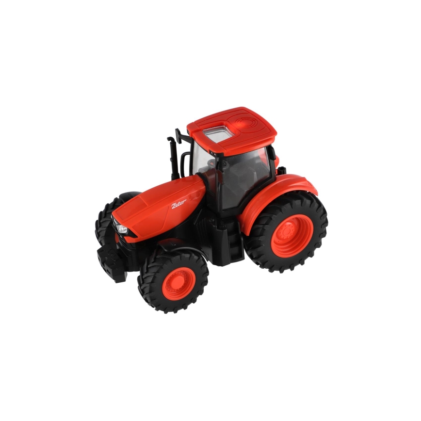 Traktor Zetor z vlekom, napajan z 2xAA baterijami, vključno z daljinskim upravljalnikom
