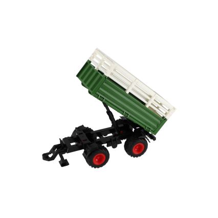 Traktor Zetor z vlekom, napajan z 2xAA baterijami, vključno z daljinskim upravljalnikom