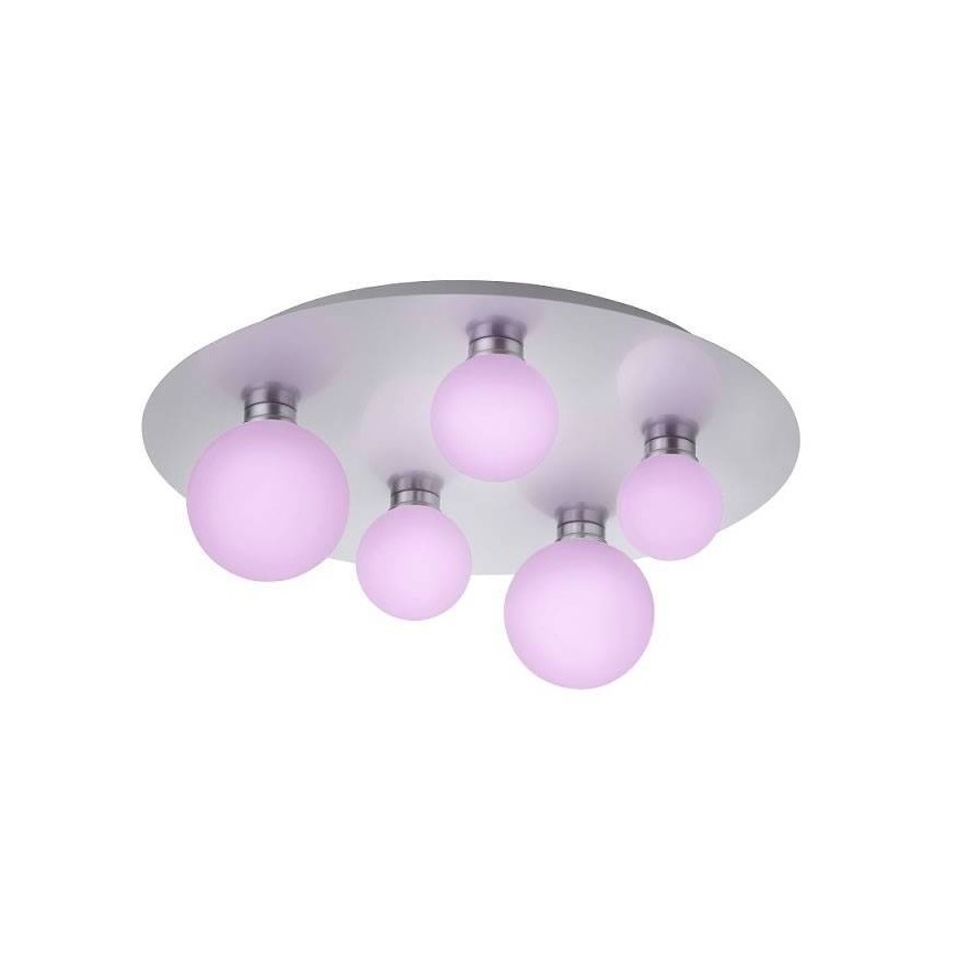 Trio - LED RGB Zatemnitvena stropna svetilka DICAPO 5xLED/3W/230V 3000-5000K + Daljinski upravljalnik