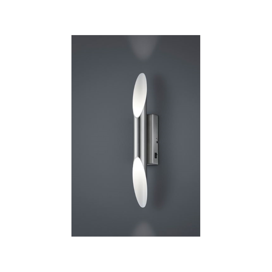 Trio - LED Stenska svetilka BOLERO 2xLED/3,1W/230V CRI 90 mat krom