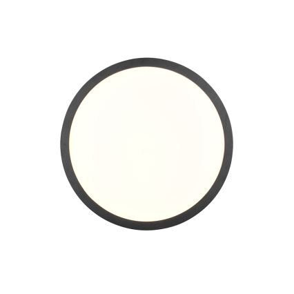 Trio - LED stropna svetilka ISEO z možnostjo zatemnitve LED/24W/230V 3000K premer 40 cm črna