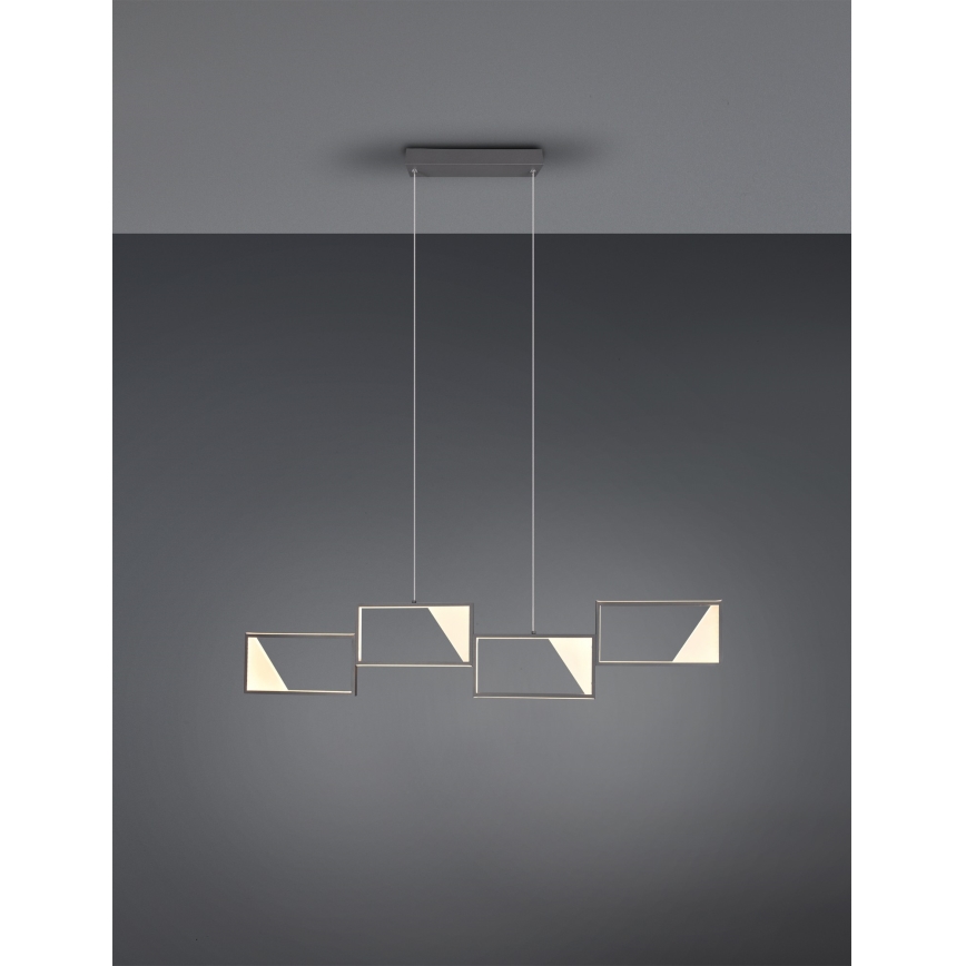 Trio - LED Zatemnitveni lestenec na vrvici CAFU 4xLED/7W/230V