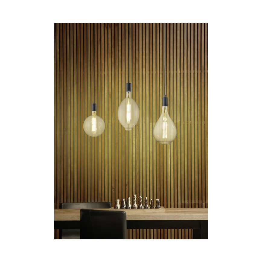 Trio - LED Zatemnitveni lestenec na vrvici GINSTER 3xE27/8W/230V