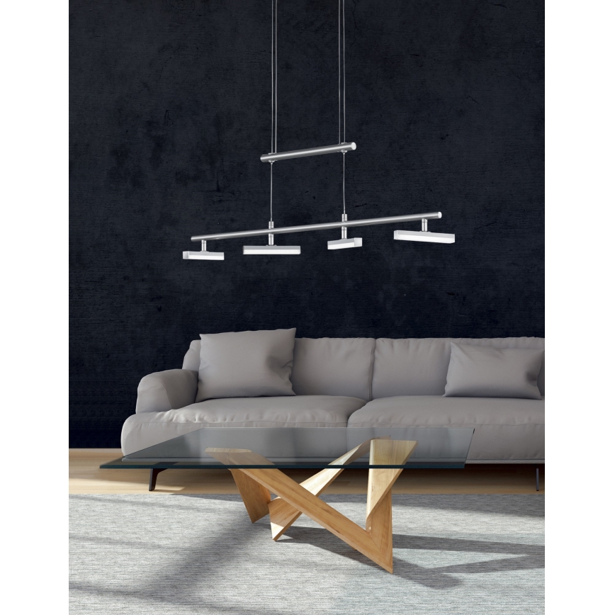 Trio - LED Zatemnitveni lestenec na vrvici OPIUM 4xLED/4W/230V