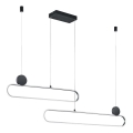 Trio - Zatemnjevalni LED lestenec na kablu GRANT LED/54W/230V 2300/3000/4000K črna/matni krom