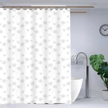 Tuš zavesa TORO PREMIUM 178x199 cm cvetlice