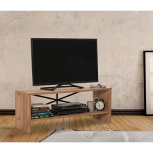 TV miza 45x90 cm rjava