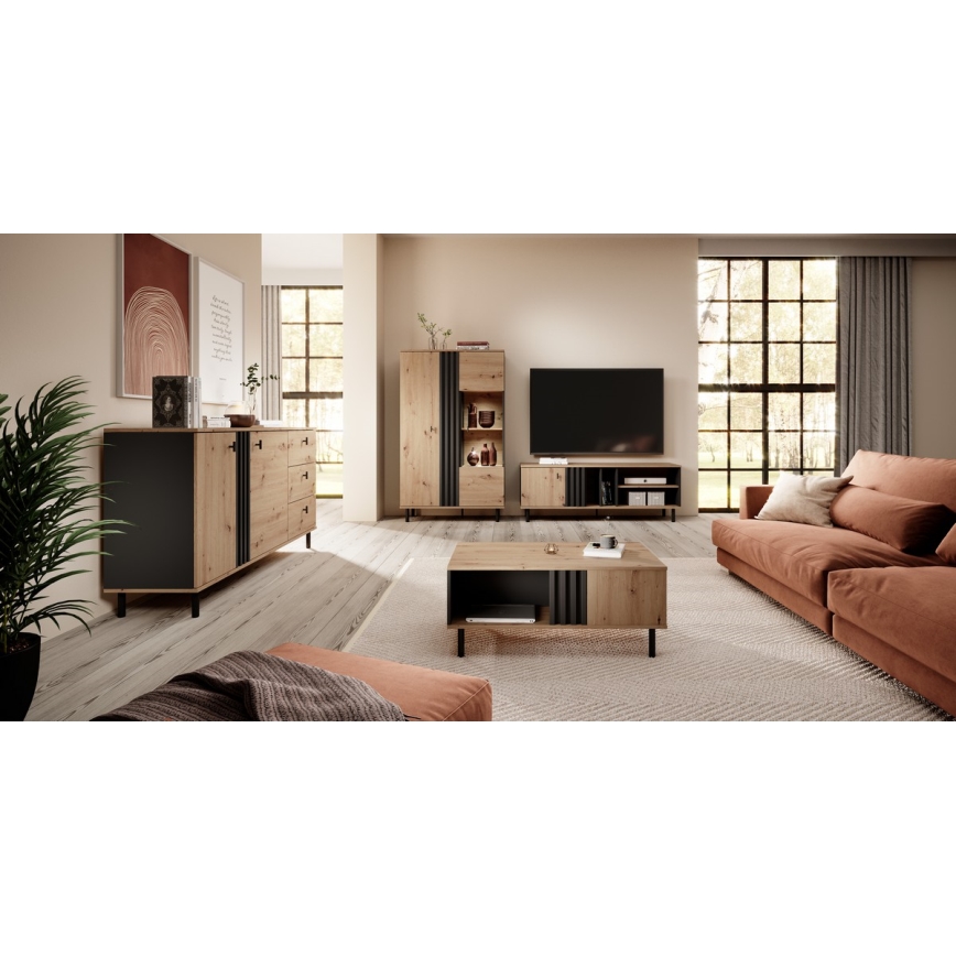 TV miza BADIA hrast/antracit