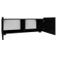 TV miza CALABRINI 37x100 cm črna