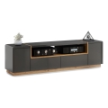 TV miza FRED antracit/hrast artisan