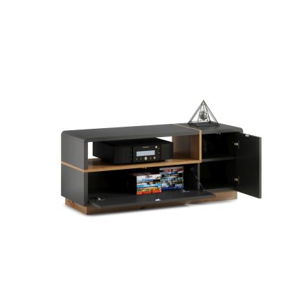 TV miza FRED antracit/hrast artisan