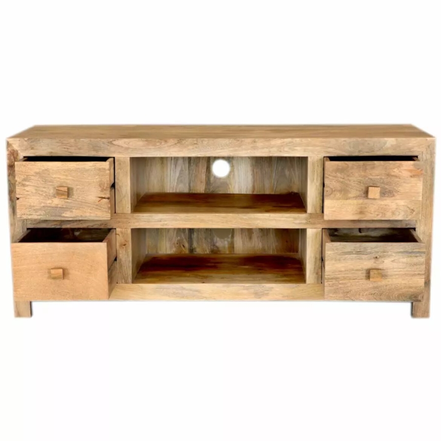 TV miza HINA 60x140 cm masiven les/mangovec